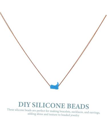 Hemoton 6pcs DIY Silicone Teething Beads Set for Babies - Bulk Teething Toys & Necklace Charms - Buy Online on GoSupps.com