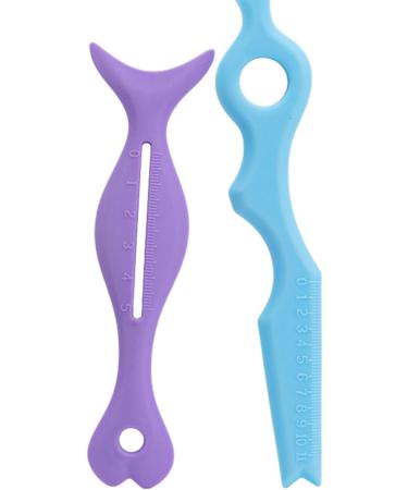 MCAORI Silicone Eyeliner Makeup Stencils Wing Tips Reusable Washable Aid Eyebrow Pencil Quick Stencil for Shape Eyebrows - Buy Online on GoSupps.com