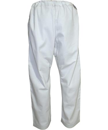 TWISTER FIGHT WEAR White BJJ Jiu Jitsu Gi Pants - Size 3 | Durable and Comfortable - Buy Online on GoSupps.com