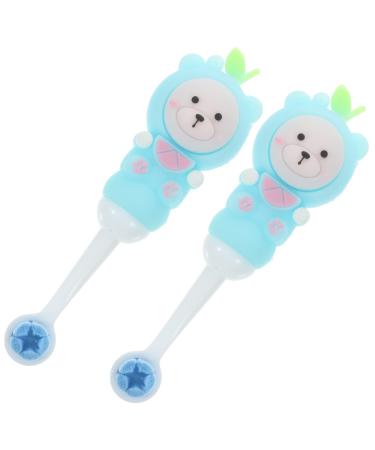 Sewoart 2st children's toothbrush with soft bristle Bulk toothbrushes Children's toothbrush for the mouth & travel toothbrush toothbrush for toddlers children's toothbrushes large toothbrushes for children 1 piece (1 pack) sky blue