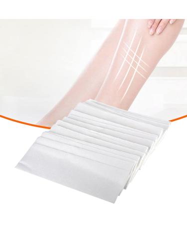 Nonwoven Waxing Strips - 100 Hair Removal Wax Paper Strips for Face Body Legs & Eyebrows - Perfect for Men & Women - 1 Pack Epilatory Tool - Buy Online on GoSupps.com
