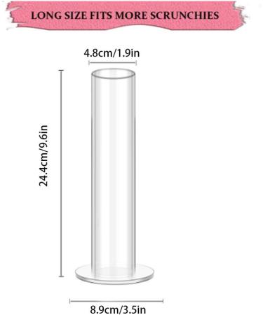 Acrylhaar Scrunchie Halter Stand & T-Bar Tower Display Organizer for Jewelry Hair Bands & Bangles Perfect Scrunchie & Bracelet Organizer - Buy Online on GoSupps.com
