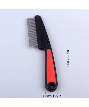 WeddHuis Professional Stainless Steel Flea Comb for Cats & Dogs | Easy Lice & Dust Removal - International Shipping - Buy Online on GoSupps.com