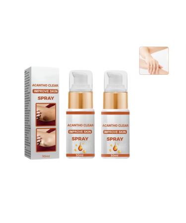 Acantho Clear Therapy Spray Acanthoglow Therapy Spray Acanthosis Nigricans Therapy Oil Dark Spot Corrector Oil Nigricare Therapy Oil Drops (2pcs)