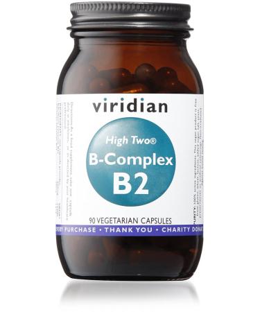 HIGH TWO Vitamin B2 with B-Complex: 90 Veg Caps