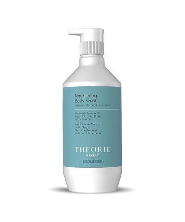THEORIE Premium Nourishing Body Wash - Made with Marula Oil  Argan Oil  Coconut Oil & Shea Butter - Featuring our Amber Rose Fragrance - Vegan - Suited for All Skin Types - Pump Bottle 500mL rose  jasmine and lily