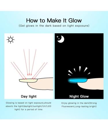 MSRUIOO Colour Changing Gel Nail Polish Set Glow in the Dark Gel Nail Polish Kit Temperature Mood Change Nail Gel Polish Soak Off LED Gel Nail Kit 6 Pieces 8 ml - Buy Online on GoSupps.com