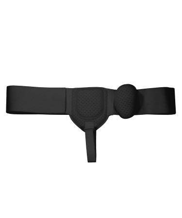 Dittybuy Hernia Belt for Men - Inguinal Hernia Support for Men Hernia Truss Post-Surgery Men's Hernia Support Truss For Inguinal Groin Hernias Adjustable Waist Strap Left or Right Side (Black) - Buy Online on GoSupps.com