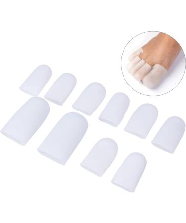 ULTNICE Silicone Toe Protector Gel Sleeves - Bunion Cover for Corn Blister Pain Relief (5 Pairs) - Buy Online on GoSupps.com