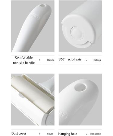 3.9-Inch Lint Roller for Pet Hair - Extra Sticky with 5 Refills & 300 Sheets | Lint Removal Tool for Clothes - Buy Online on GoSupps.com