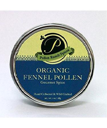 Pollen Ranch | Fennel Pollen | Organic Spice | 28 Gram Tin |1 oz.