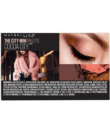 Maybelline New York The City Mini Eyeshadow Palette Makeup  Cocoa City  0.14 Ounce Cocoa City Value not found - Buy Online on GoSupps.com