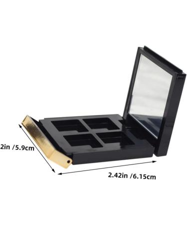 FRCOLOR 4grilles Palette de Fards Paupi res Vide avec Miroir et Compartiments Organisateur de Maquillage Portable pour Voyages et Quotidien - Buy Online on GoSupps.com