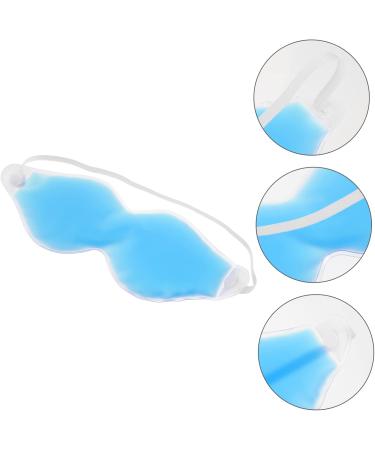 ORFOFE Cold Compress Eye Mask Ice and Heat Eye Mask Goggles PVC at Night Reusable Eye Mask - Buy Online on GoSupps.com