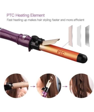 Effortless Hair Curler - Create Beautiful Curls with Ease | 28mm Black Hair Curler Available in AU - Buy Online on GoSupps.com