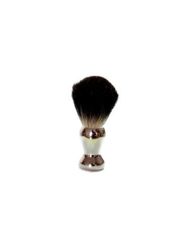Golddachs shaving brush plastic handle silver 100% badger hair