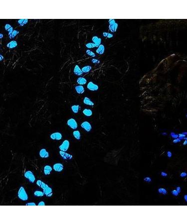 300 Colorful Fluorescent Stones - Bright Pebbles for Garden Sidewalks & Aquariums - 17x13mm Blue Decorative Stones - Buy Online on GoSupps.com