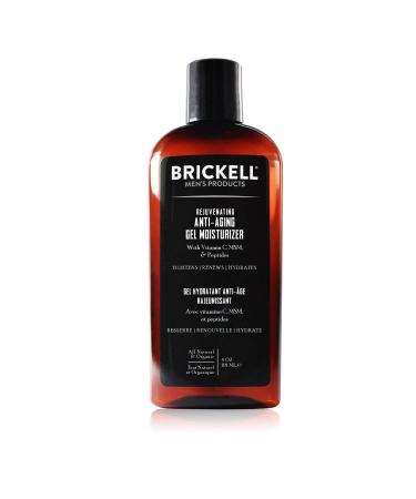 Brickell Men's Rejuvenating Anti-Aging Gel Moisturizer For Men  Natural and Organic  Fast Absorbing Moisturizer Reduces Fine Lines and Wrinkles (Scented  4 oz) Scented 4 Ounce - Buy Online on GoSupps.com