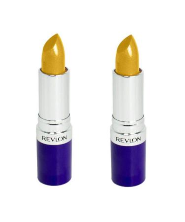 Pack of 2 Revlon Lipstick Electric Gold 104