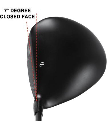Orlimar Slice Killer Golf Driver for Men - Right Handed | Anti-Slice Offset Driver | Closed Face Design | Graphite Senior 10.5 Degrees - Buy Online on GoSupps.com