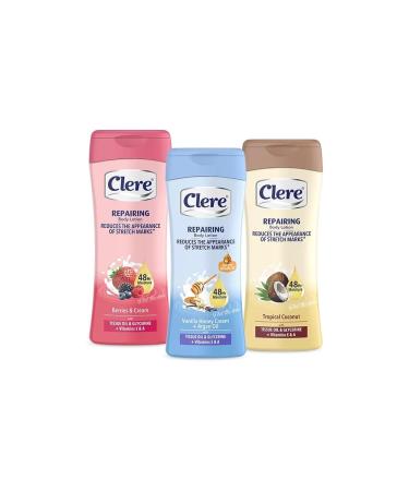 Buy CLERE Body Lotion - Berries & Cream 400mL | Hydrating Body Moisturizer for Soft Smooth Skin - International Shipping Available - Buy Online on GoSupps.com