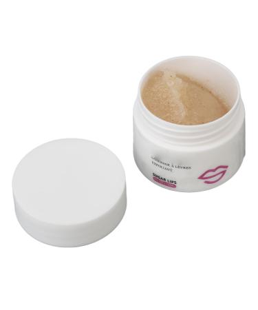 Qukaim Lip Scrub Lip Scrub Exfoliator 15ml Moisturizing Brighten Soften Lip Repair Cream for Daily Use