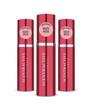 CA Perfume Impression of Emra White Musk For Women Fragrance Concentrated Long Lasting Eau de Parfum Spray Refillable Glass Atomizer Bottle 0.17 Fl Oz/5ml-X3 EMRA WHITE MUSK 0.51 Fl Oz (Pack of 1)