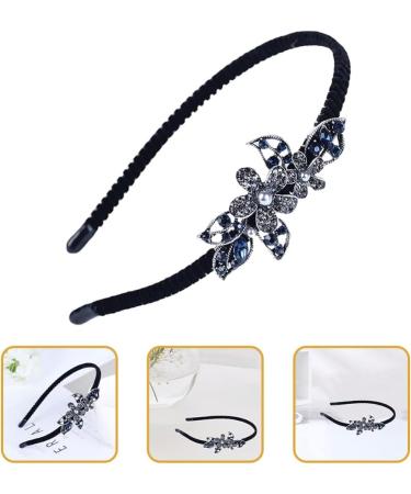 FRCOLOR Embellished Headband Crystal Rhinestones Fashion Headband Women Rhinestone Flower Headband Wedding Party Hair Hoop Band Hairband Headwear Flower Hair Accessories Color 4 - Buy Online on GoSupps.com