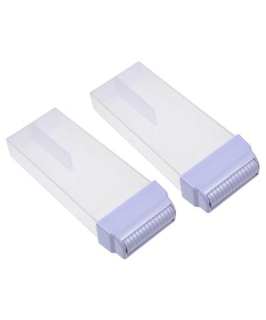Minkissy 2 piece of packaging hair removal wax bottles Make-up storage Organizer box donor container Buntstift container empty depilatory wax bottle cosmetic organizer Honigrolle