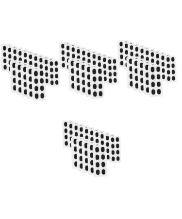 Lurrose 240 pairs glasses nose pad nose lift nose pads sponge glasses q handles self-adhesive nose pads for glasses nasal pads replacement eva sponge deliveries glasses frame blackx4stk 0.9x0.1cmx4pcs