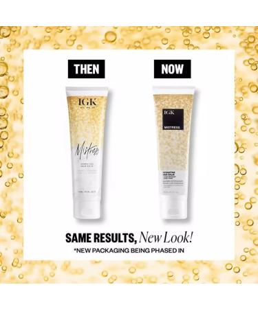 IGK MISTRESS Hydrating Hair Balm - Lightweight Frizz Control & Shine - Vegan & Cruelty Free - 5 Fl Oz - Buy Online on GoSupps.com