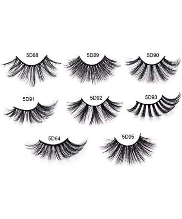 Desikixudy 5 Pairs 25mm Eyelashes Eyelashes Lashes Natural Dramatic Volume Eyelashes Extension False Eyelashes 5D89 - Buy Online on GoSupps.com