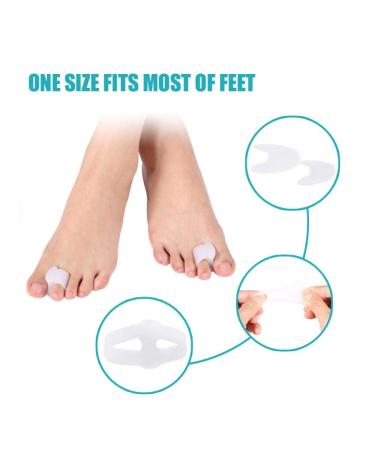 Gel Toe Separator - Set of 4 | Alleviate Overlapping Toes & Comfort for High Heel Wear - Buy Online on GoSupps.com