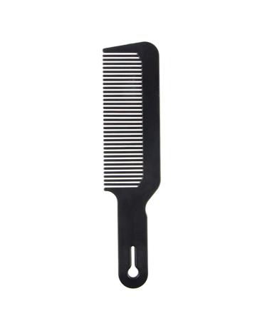 Peigne de barbier dessus plat pour salon de coiffure Noir