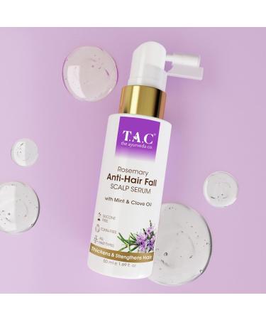 Rosemary Anti Hair Fall Scalp Serum | Mint & Clove Oil | 50ml for Women & Men - Stop Hair Loss & Promote Growth - Buy Online on GoSupps.com