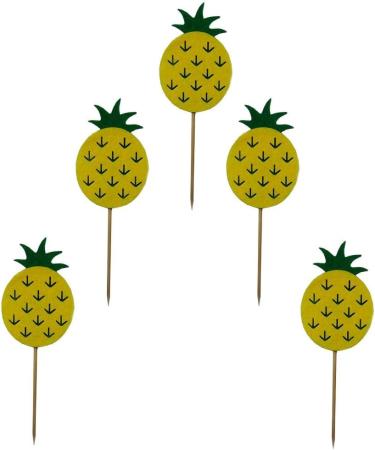Luzhengyang 5 Pieces Vivid Felt Cupcake Toppers Food Picks for Kids Birthday Party - Buy Online on GoSupps.com