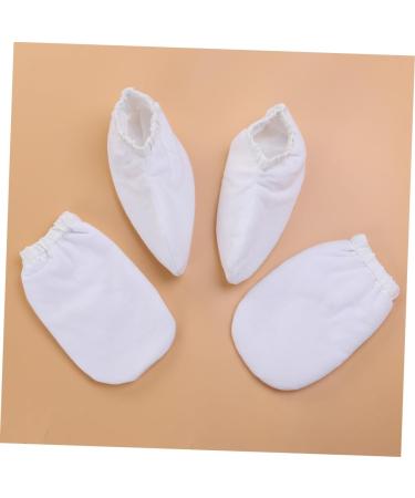 VICASKY 2 Paires Mitaines ponge pour Bain de Paraffine Mitaines Isolantes pour Soins Chaleur au Spa Blanc - Buy Online on GoSupps.com
