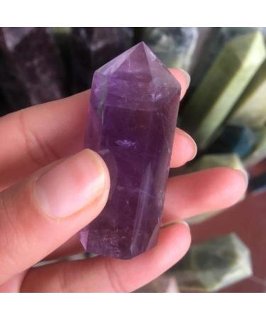 Natural Crystal Rough 1pcs Natural Amethyst Points Natural Crystal Reiki 50MM Stone Mineral Specimen - Buy Online on GoSupps.com