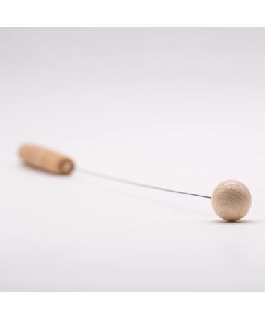 Buy AURON Tensor One-Hand Rod with Cork Handle & Wooden Ball - 43 cm | Includes Transport Roller & Instructions - International Shipping Available - Buy Online on GoSupps.com