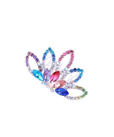 DOITOOL 1pc Hair Ribbons for Girls Hair Ties Kids Rhinestone Kids Womens Barrettes for Hair Barrettes for Women Rhinestone Headpiece Kids Scrunchies Princess Women's Hair Comb