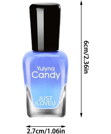 Color Changing Gel Nail Polish | Temperature Colour Changing Gel Nail with Glossy Gel Nail Polish Cat Eye Polish Gel Manicure for Salon Home Hondony Blue Purple Sky - Buy Online on GoSupps.com