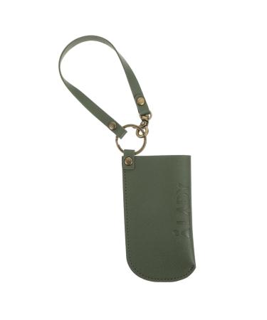 Beavorty Roller Bottle Holder Sleeve 2 pcs Practical PU Sprayer Bottle Cover 60ml Bottle Key Chain Holder (Olive Green) Essential Oil Bottle Sleeve Olive Greenx2pcs 12X6.5X0.5CMx2pcs