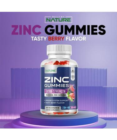 High Potency Zinc Citrate Gummies for Immune Support - 60 Gummies - Buy Online on GoSupps.com