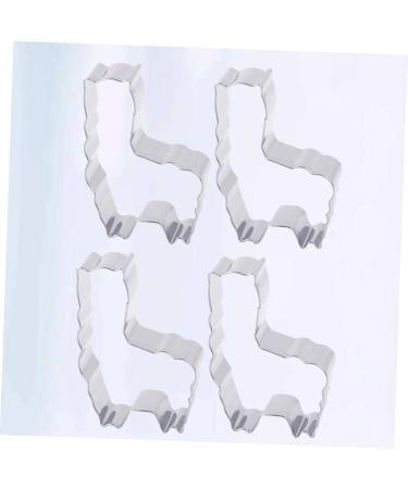 Ciieeo 8 Pcs Alpaca Shape Mold Cookies Mold Stainless Steel Mold Cake Baking Molds Fruit Cutters Mold Blankly Biscuit 7.2X5.3cmx2pcs Silverx2pcs - Buy Online on GoSupps.com