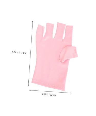 Healeved 6 Pairs Nail Gloves Nail Art Supplies Gel Manicure Gloves Cotton Gloves for Manicures Protective Gloves Uv Prevention Gloves Nail Uv Gloves Polyester Fingerless Grill Lamp - Buy Online on GoSupps.com