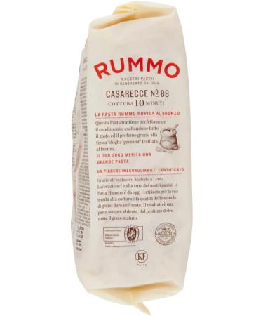  Italian Gourmet E.R. Rummo Casarecce No. 88 Durum Wheat Semolina Pasta 1 kg + Italian Gourmet Pulp 400 g Pack of 12 - Buy Online on GoSupps.com