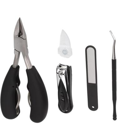 YAOGOHUA Professional Manicure Set High Hardness Wear Resistant 4 in 1 Portable Travel Stainless Steel Manicure Set for Home - Buy Online on GoSupps.com