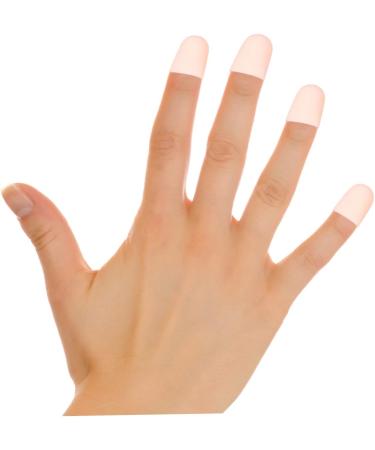 10 Pairs Silicone Gel Nitrile Finger Cots - Cut Resistant Toe Protectors & Covers | Khaki 4x2.5cm - International Shipping Available - Buy Online on GoSupps.com