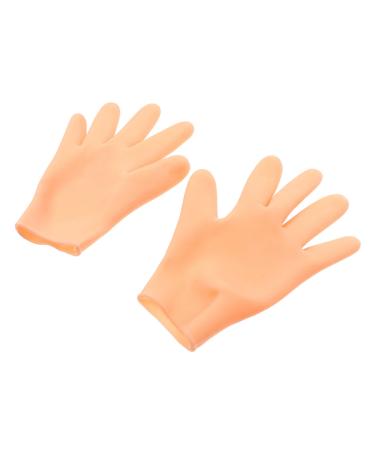 minkissy 1 Pair Moisturizing Gloves Moisture Gloves for Dry Hands Gloves Black Cotton Gloves Women Repairing Gloves Sleeping Gloves Hand Softening Miss Sebs Hand Cream Fingerless 21.5X11.5cm