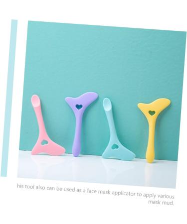 Angoily Eyeliner Aid Eyelash Applicator Eyeshadow Silicone Mascara Applicator Eyeliner Helper Tool Makeup Stamp Silcone Molds Eyelash Tool Silica Gel - Buy Online on GoSupps.com